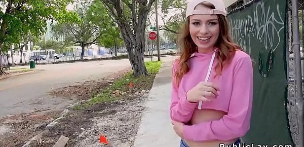  Teen with cap gets facial in public